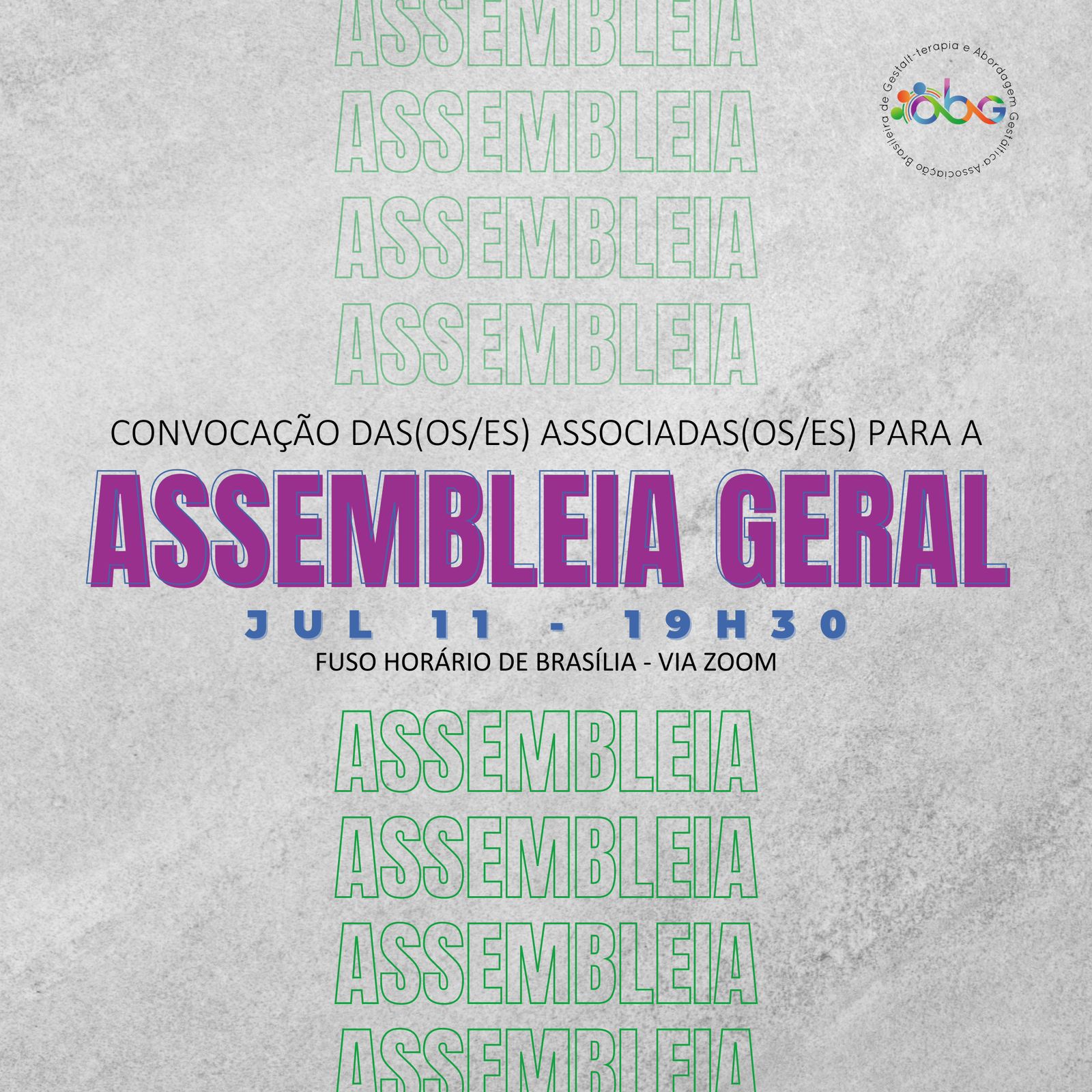 CONVOCAÇÃO PARA ASSEMBLEIA GERAL